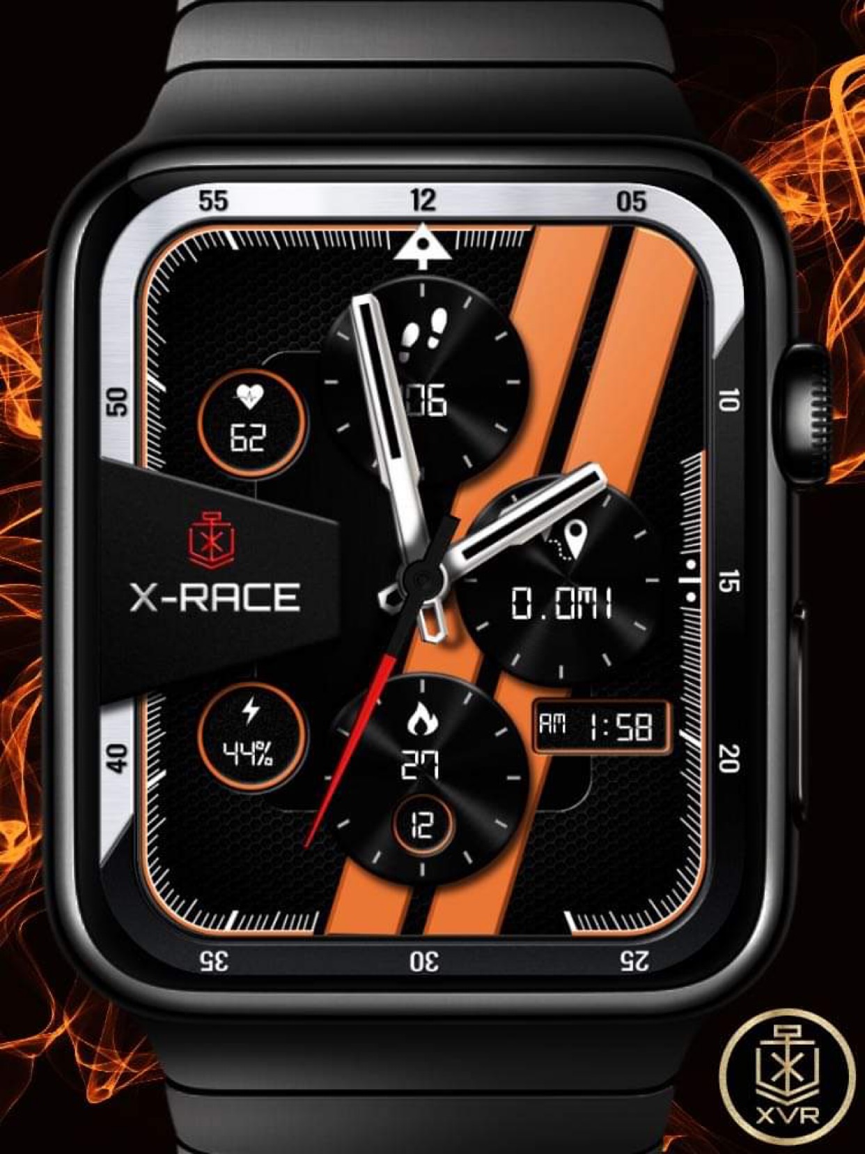 X-RACE DZ by XVR - Watchface4u.com