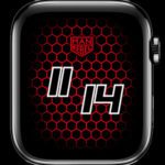 Man Rebel CARBON digital night red